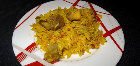 Плов с чесноком