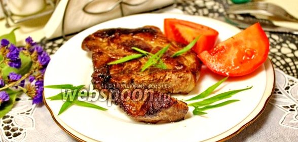 Стейк из свиной шеи
