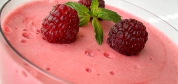 Мусс малиновый