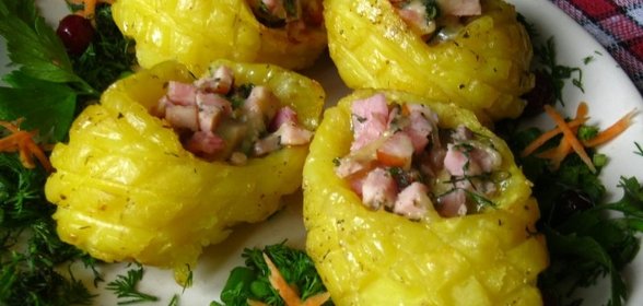 Горячая закуска Лапти