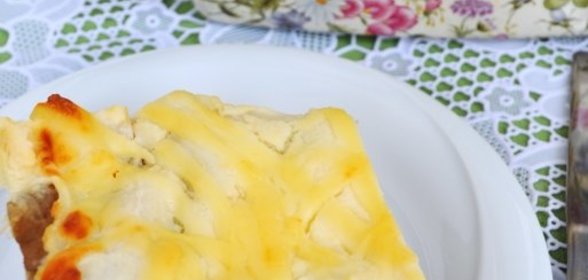 Лазанья с говядиной и грибами