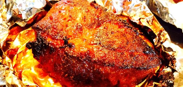 Свинина под апельсиновой глазурью