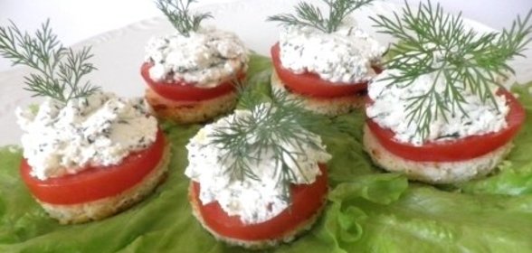Гренки с зеленью
