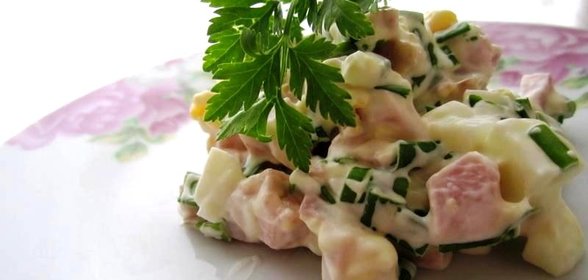 Салат из свиного сердца