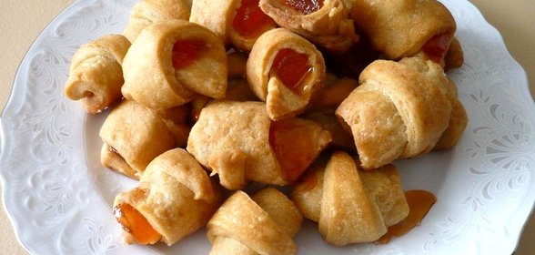 Постное печенье с мармеладом