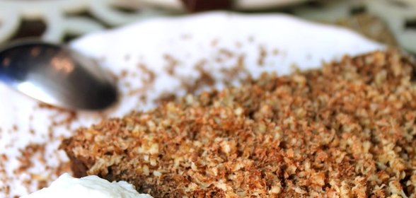 Брауни из черной фасоли