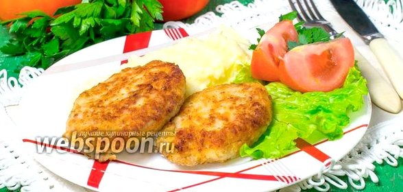 Котлеты рыбные из минтая