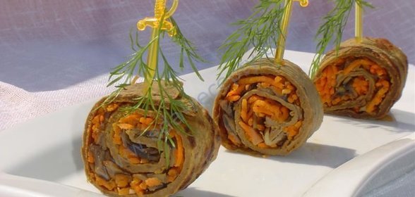 Печеночный рулет