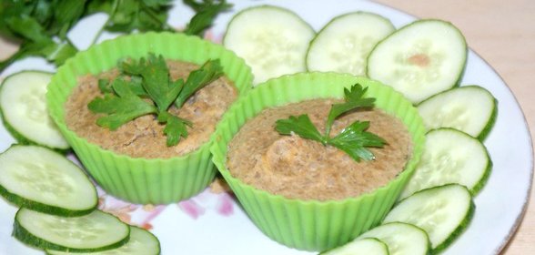 Суфле из куриной печени на пару