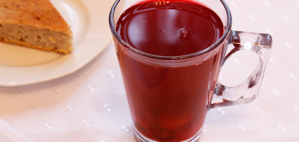 Ягодный компот с медом