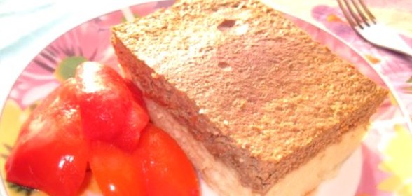 Картофельная запеканка с чесноком