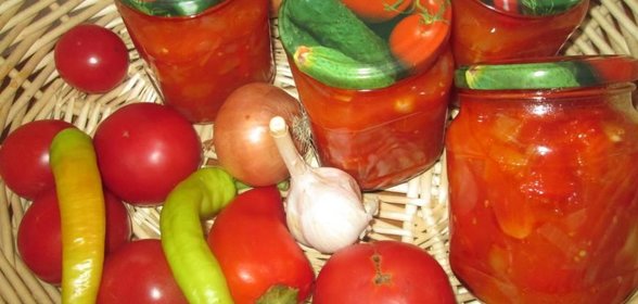 Лечо, приготовленное в мультиварке