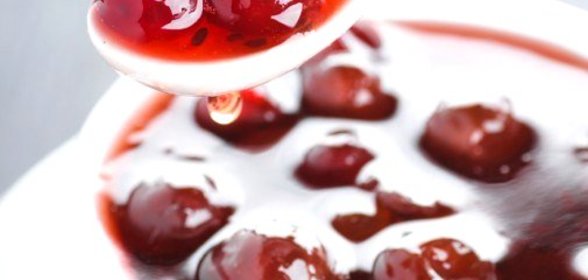 Кисель из вишневого сиропа