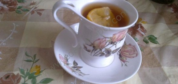 Чай с лимоном и медом