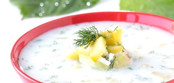 Окрошка на закваске