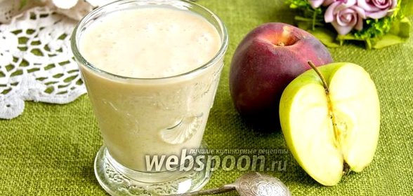 Смузи из ряженки с персиком