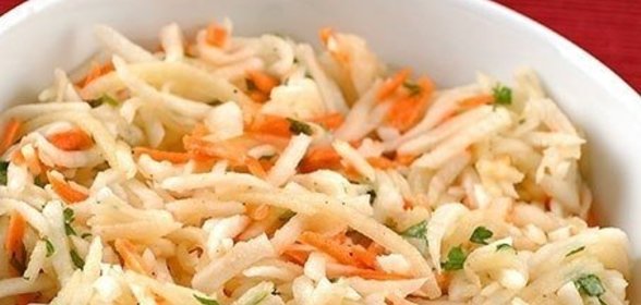 Морковь по-корейски с капустой