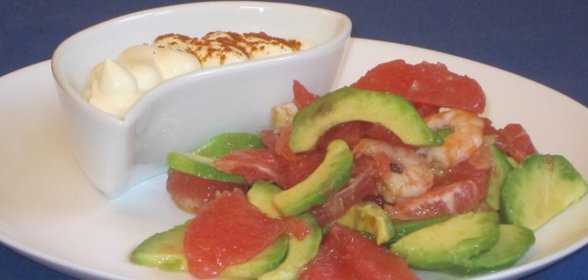 Калифорнийский салат с грейпфрутами