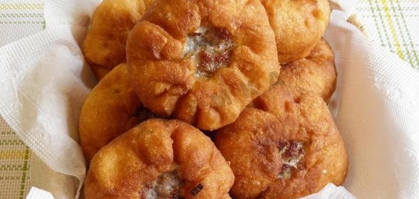 Беляши с сухими дрожжами на воде