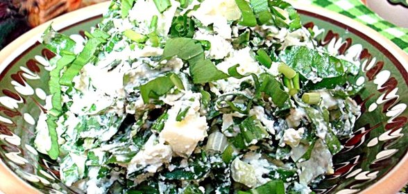 Салат из черемши