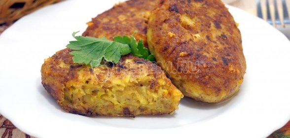 Котлетки из кабачков с сыром