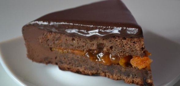 SACHERTORTE с кофейным ганашем