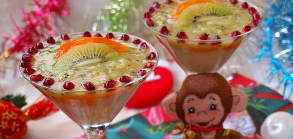 Праздничный фруктовый смузи