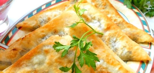 Треугольники из лаваша