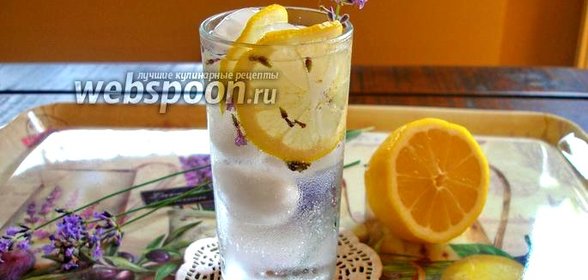 Водка-тоник с лавандой