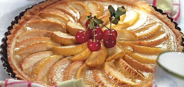 Яблочно-карамельный пирог