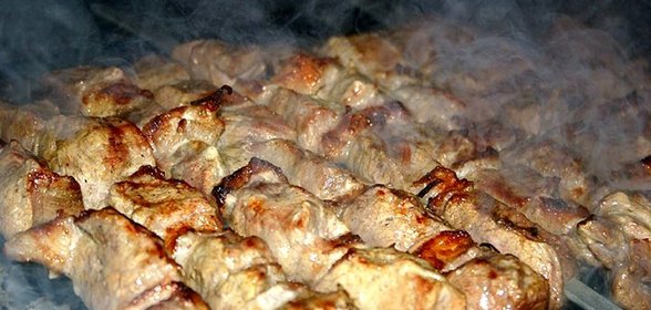 Шашлык свиной в пиве