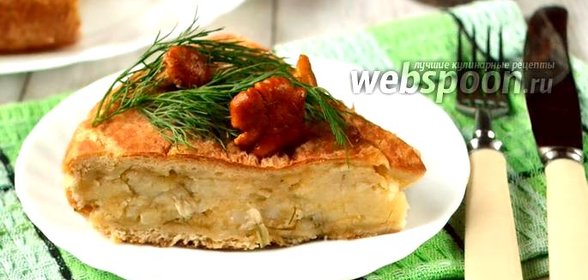 Сырно-картофельный пирог в мультиварке