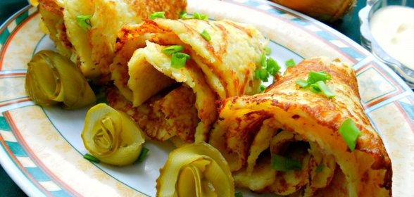 Блины из таркованной массы