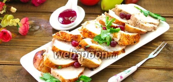 Пасторма куриная с красным вином