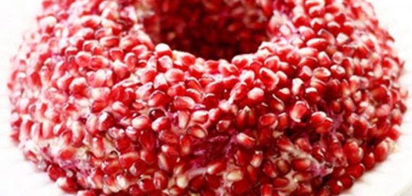Салат из курицы Гранатовый браслет