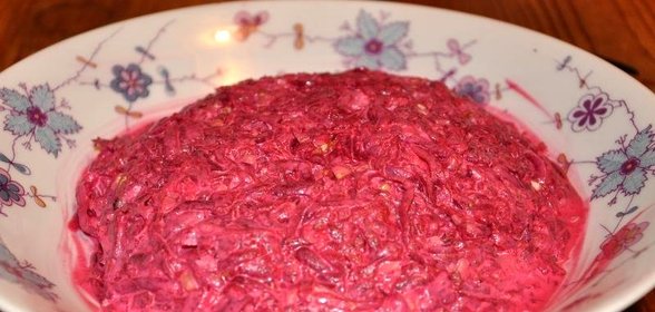 Чеснок со свеклой