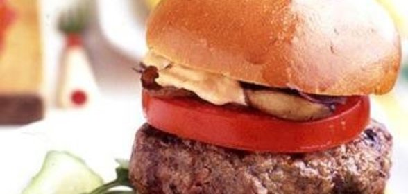 Бургеры с говядиной и сыром