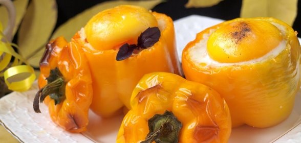 Перцы фаршированные кус-кусом с овощами