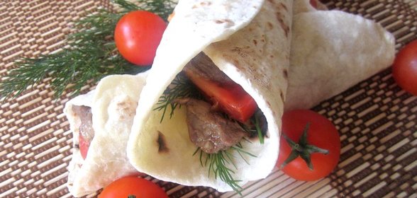 Буррито с говядиной