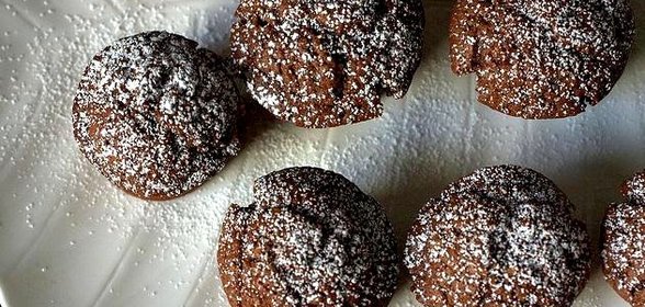 Шоколадные кексы с йогуртом