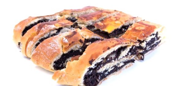 Постный пирог с маком