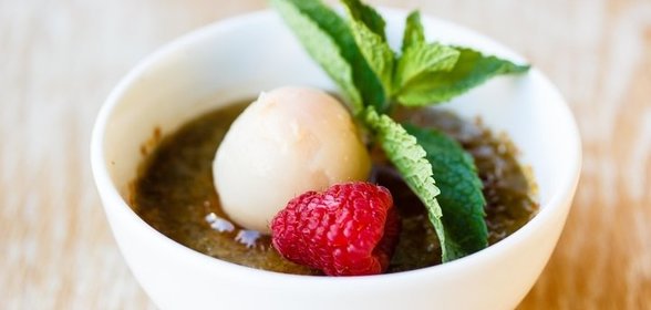 Вегетарианская панна котта