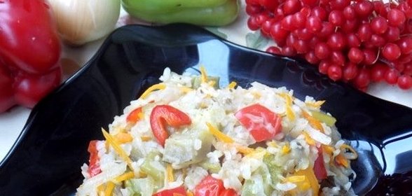 Овощное рагу с рисом
