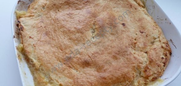 Лимонный пирог из песочного теста