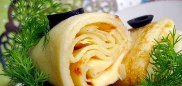 Блины с сыром