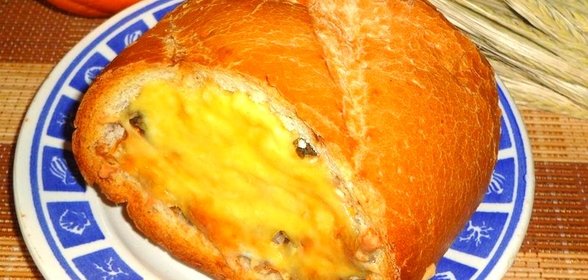 Батон запеченный с гречкой