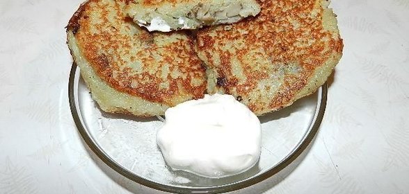 Крем-суп из печеной тыквы с грибами