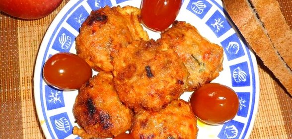 Котлеты из индейки с гречкой