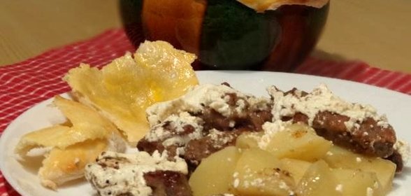 Печень в горшочке