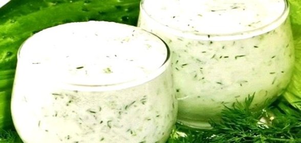 Кефир с зеленью для похудения